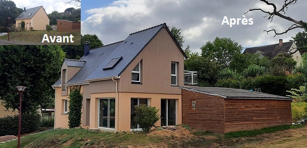 Réalisation par Hexaôm, rénovateur global adhérent de Thermorénov