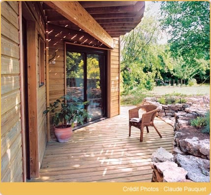 Extension ossature bois par Camif Habitat, Groupe Hexaôm